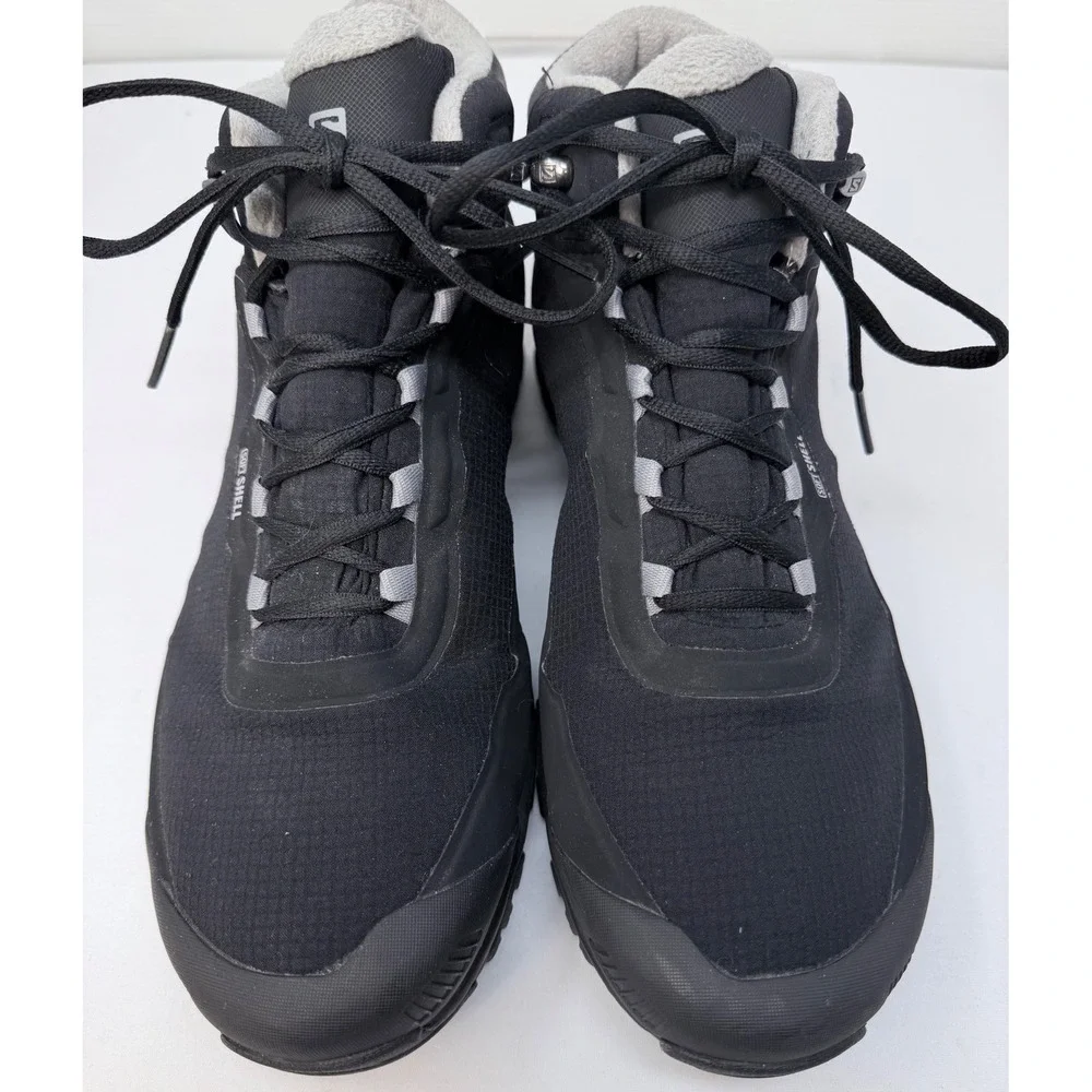 Salomon Shelter CS WP Men Black Softshell Waterproof Hiking Boots 376873